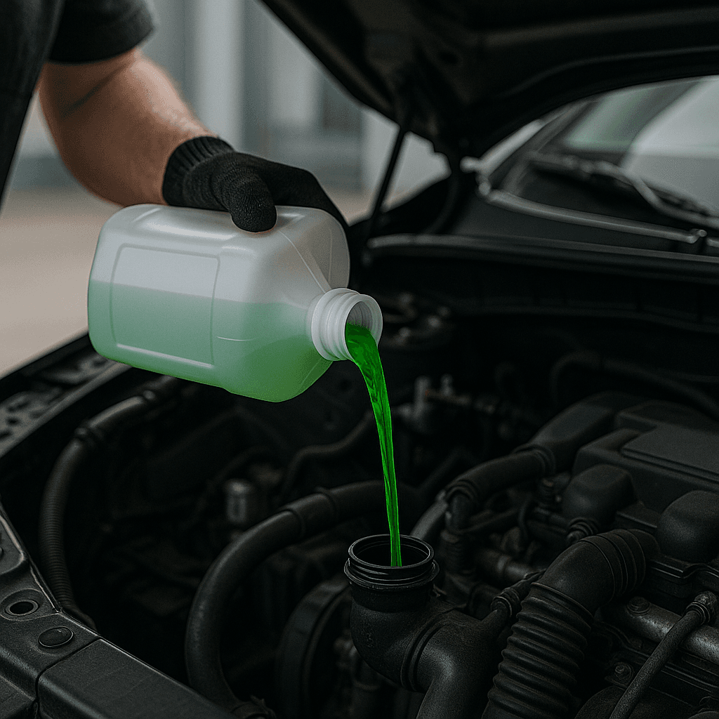 Coolant Flush and Change service at Browns Road Garage